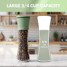 Load image into Gallery viewer, Home EC Salt and Pepper Grinder Set 2pk-Tall - Green - Home EC