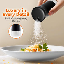 Load image into Gallery viewer, Home EC Salt and Pepper Shaker Set 2pk - Cone (Black &amp; White) - Home EC