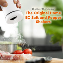 Load image into Gallery viewer, Home EC Salt and Pepper Shaker Set 2pk - Cone (Black &amp; White) - Home EC