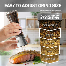 Load image into Gallery viewer, Home EC Salt and Pepper Grinder Set 2pk-Tall - Home EC