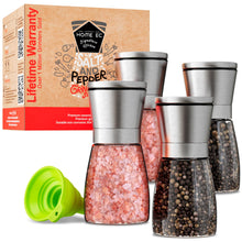 Load image into Gallery viewer, Home EC Salt and Pepper Grinder Set 4pk - Short - Home EC