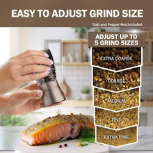 Load image into Gallery viewer, Home EC Salt and Pepper Grinder Set 2pk-Short - Gun Metal Bronze - Home EC