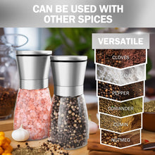 Load image into Gallery viewer, Home EC Salt and Pepper Grinder Set 4pk - Short - Home EC