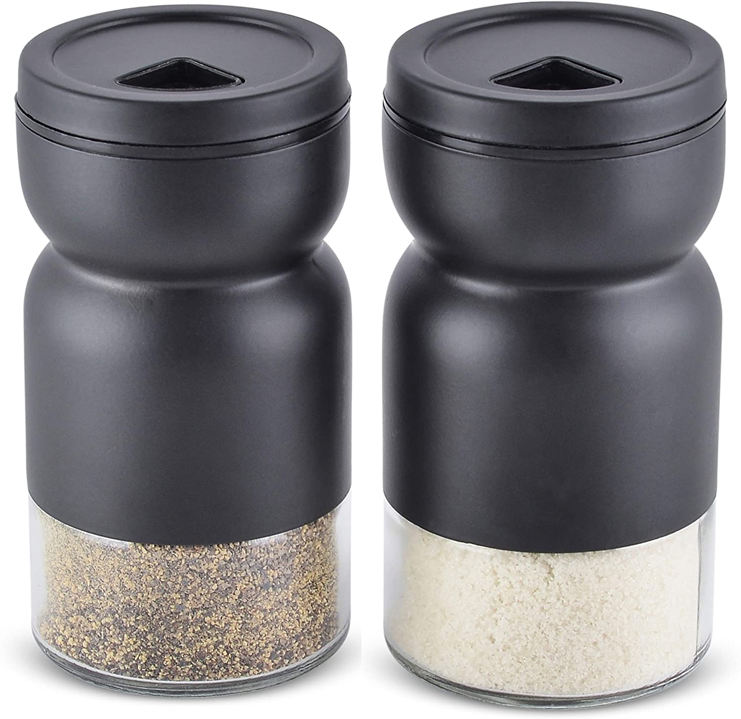 Home EC Premium Stainless Steel Salt and Pepper Grinder Set of 2
